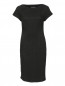 Платье-футляр из смешанной шерсти с короткими рукавами Moschino Boutique  –  Общий вид