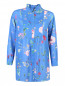 Блуза из шелка, с цветочным  узором Max&Co  –  Общий вид