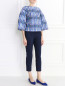 Укороченные брюки из хлопка Diane von Furstenberg  –  Модель Общий вид