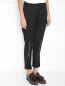 Зауженные брюки из шерсти с накладными карманами Moschino Couture  –  Модель Верх-Низ
