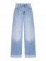 Широкие джинсы с подворотами Icon Denim La  –  Общий вид