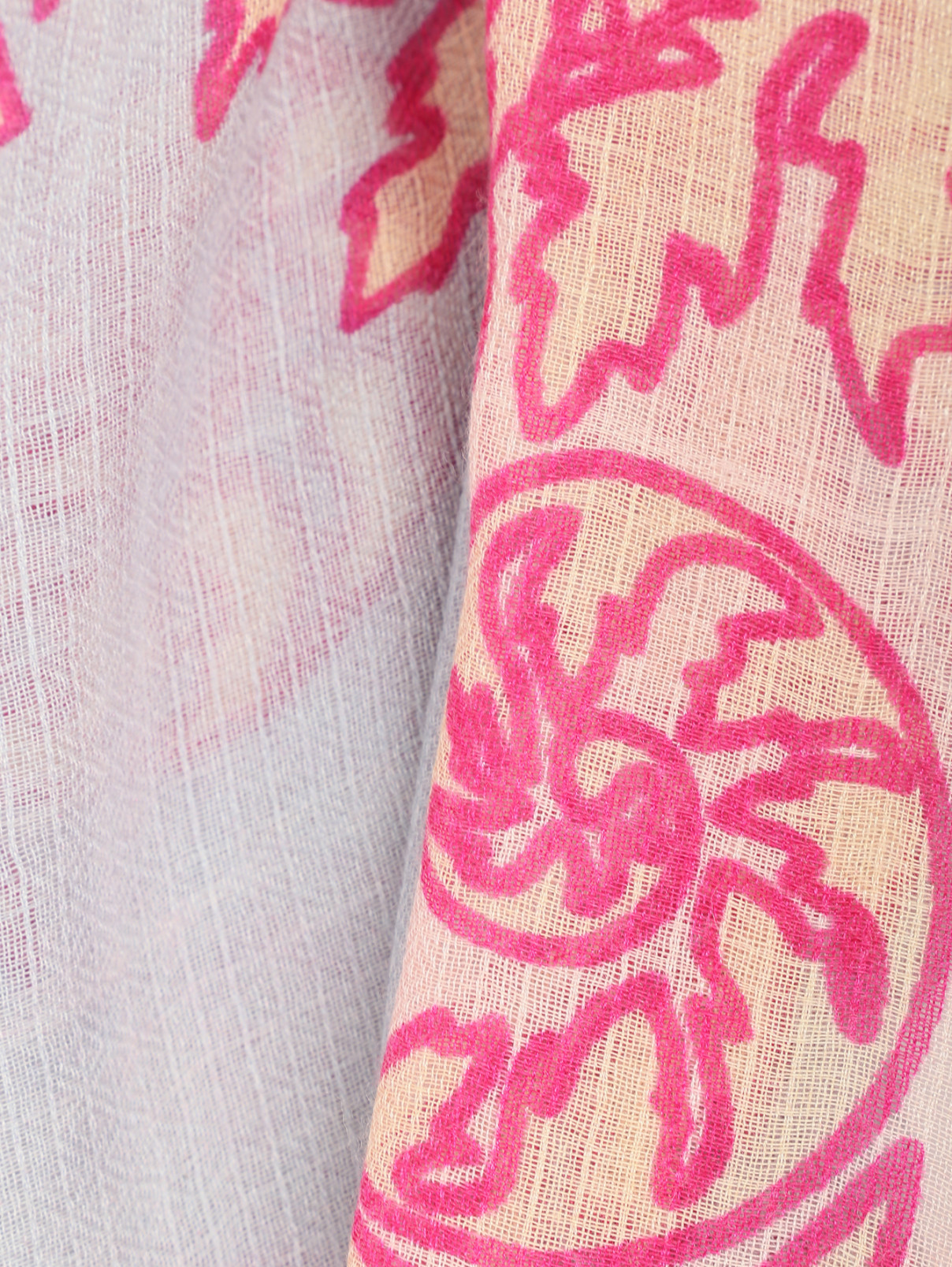 Платок из кашемира, с узором Alberotanza  –  Деталь1  – Цвет:  Мультиколор