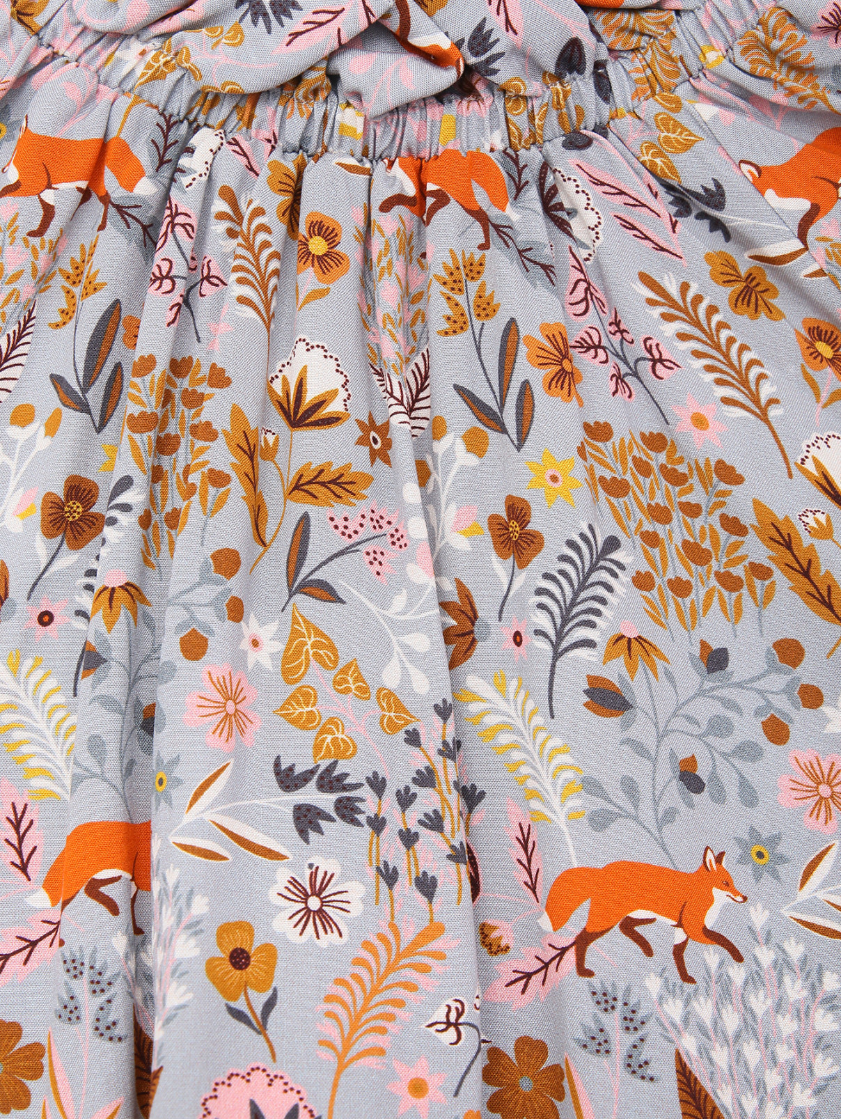 Блуза из вискозы с рукавом-реглан Il Gufo  –  Деталь1  – Цвет:  Узор