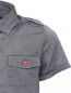 Рубашка из хлопка с короткими рукавами MiMiSol  –  Деталь