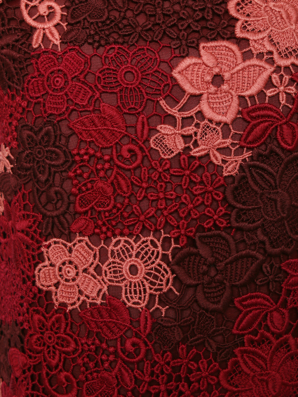 Платье из фактурного кружева Burberry  –  Деталь1  – Цвет:  Фиолетовый