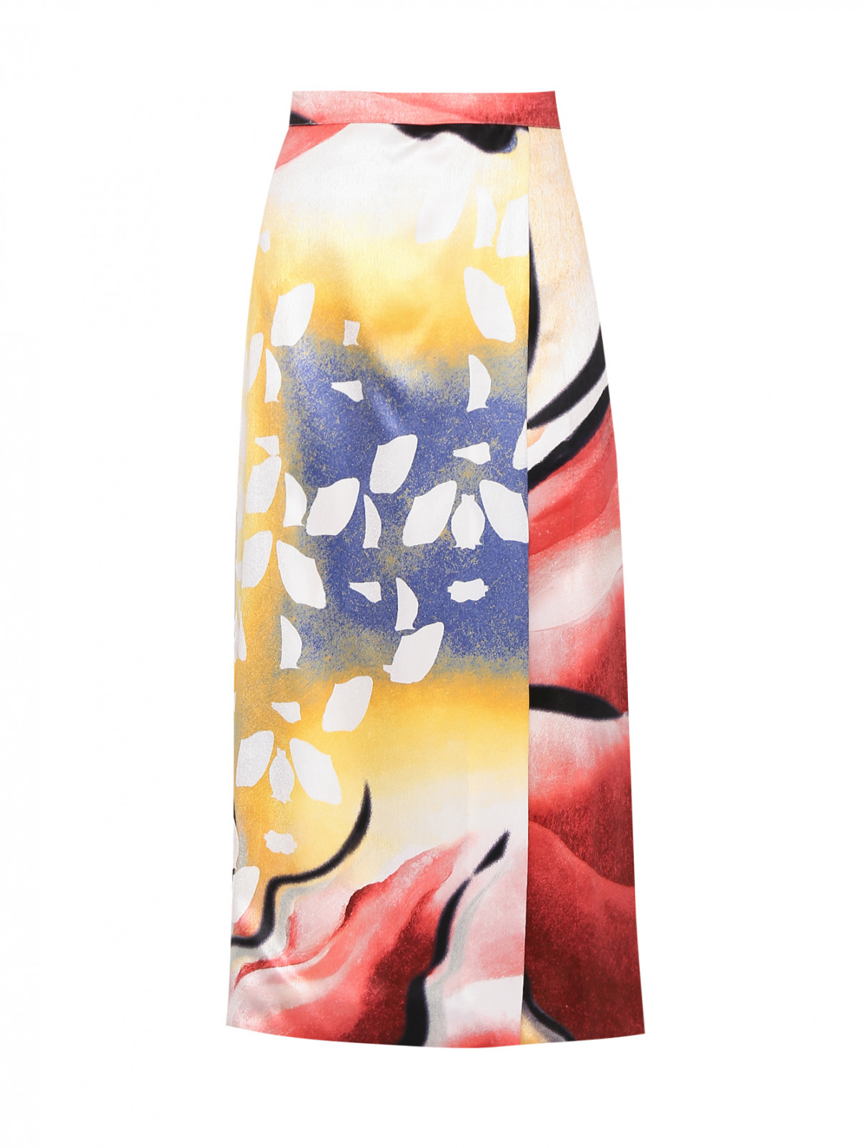 Широкие брюки с узором Marina Rinaldi  –  Общий вид  – Цвет:  Узор