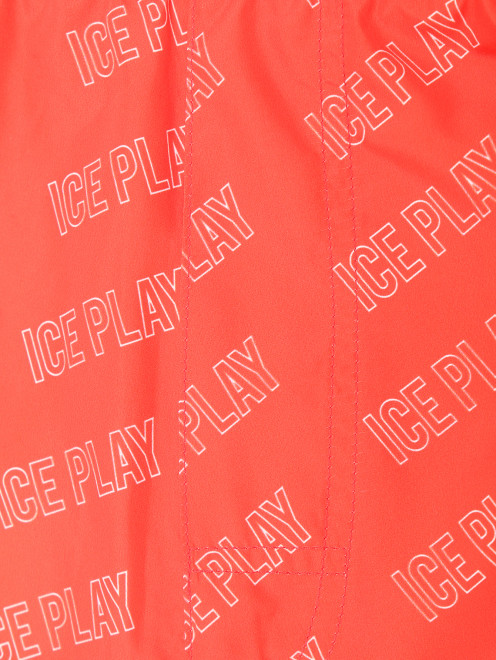Шорты купальные с логотипом Ice Play - Деталь
