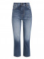Укороченные джинсы из хлопка с высокой посадкой Weekend Max Mara  –  Общий вид