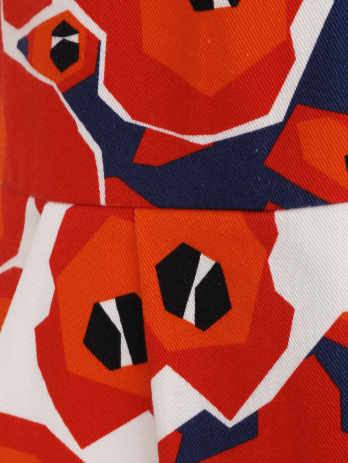 Платье из хлопка с цветочным узором Jil Sander Navy  –  Деталь  – Цвет:  Узор