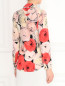 Блуза из шелка с цветочным узором Moschino Cheap&Chic  –  Модель Верх-Низ1