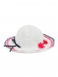 Шляпа из хлопка с контрастным декором Maximo  –  Обтравка3
