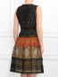 Платье из хлопка с узором Alberta Ferretti  –  Модель Верх-Низ1