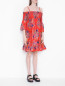 Платье из хлопка с цветочным узором My Twin  –  МодельВерхНиз