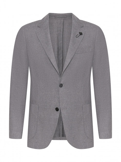 Однобортный пиджак с карманами LARDINI - Общий вид