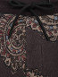 Трикотажные брюки из хлопка на резинке с узором Paul Smith  –  Деталь