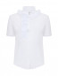 Хлопковая блуза с коротким рукавом Aletta Couture  –  Общий вид