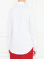 Рубашка из хлопка с драпировкой Moschino  –  МодельВерхНиз1