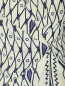 Платье из шелка с графическим принтом и запахом Alberta Ferretti  –  Деталь1