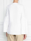 Блуза из хлопка с металлической фурнитурой Michael by Michael Kors  –  МодельВерхНиз1
