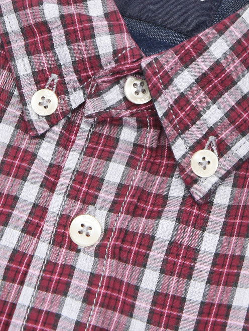 Рубашка из хлопка с узором - Деталь