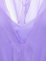 Платье-мини из шелка с V-образным вырезом Alberta Ferretti  –  Деталь2
