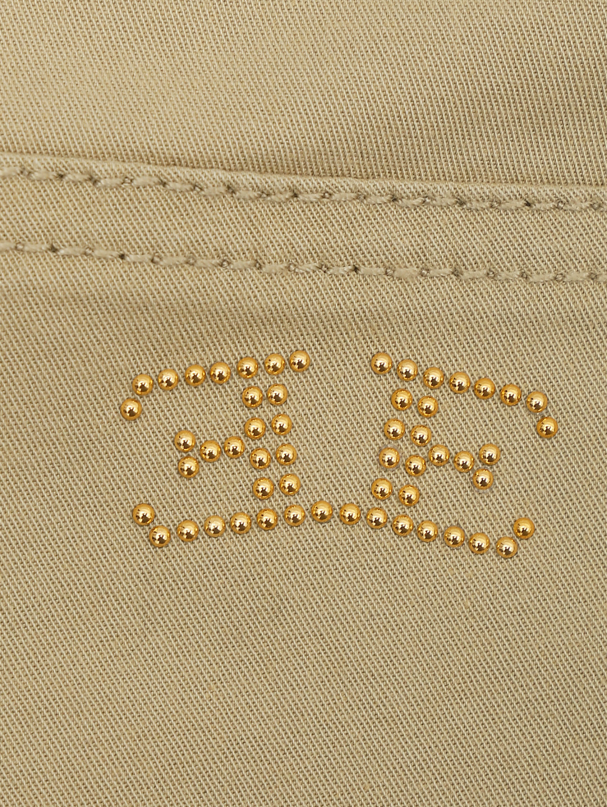 Шорты из хлопка с карманами Ermanno Scervino Junior  –  Деталь  – Цвет:  Бежевый