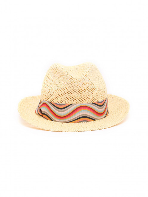 Соломенная шляпа с лентой  - Общий вид