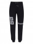 Трикотажные брюки с аппликацией Givenchy  –  Общий вид