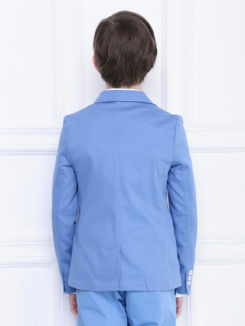 Пиджак из плотного хлопка с декором - МодельВерхНиз1