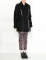 Пальто из шерсти с поясом Jean Paul Gaultier  –  Модель Общий вид