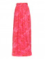 Юбка-макси из шелка с цветочным узором Giambattista Valli  –  Общий вид