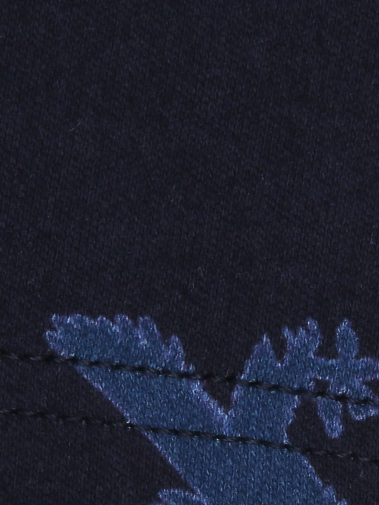 Пижама из хлопка с принтом La Perla  –  Деталь1  – Цвет:  Синий