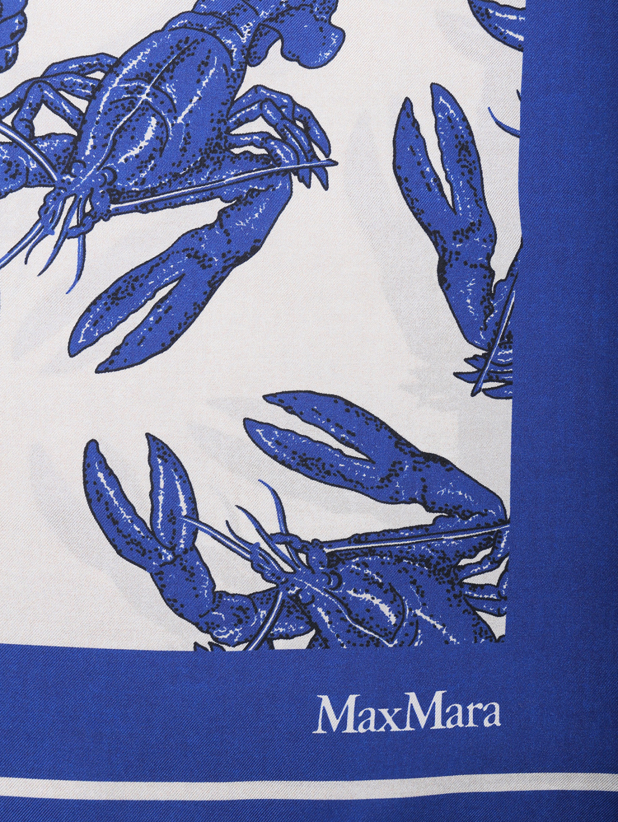 Платок из шелка с узором Max Mara  –  Деталь  – Цвет:  Узор