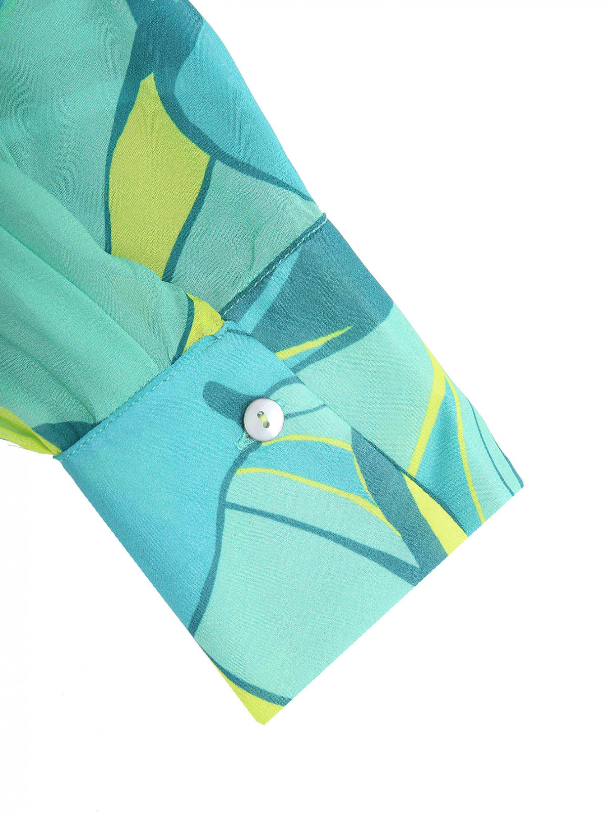 Рубашка из вискозы с узором Shade  –  Деталь1  – Цвет:  Узор
