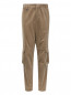 Вельветовые брюки с накладными карманами Kris van Assche  –  Общий вид
