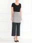 Прозрачная юбка-мини из шелка A La Russe  –  Модель Общий вид