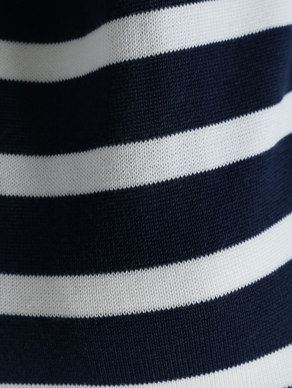 Джемпер из хлопка с узором полоска Marina Rinaldi  –  Деталь1  – Цвет:  Синий