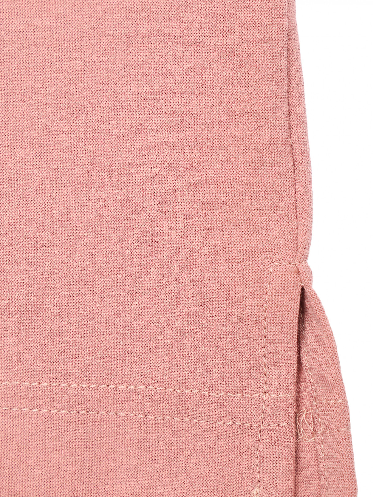 Поло из хлопка LARDINI  –  Деталь1  – Цвет:  Розовый