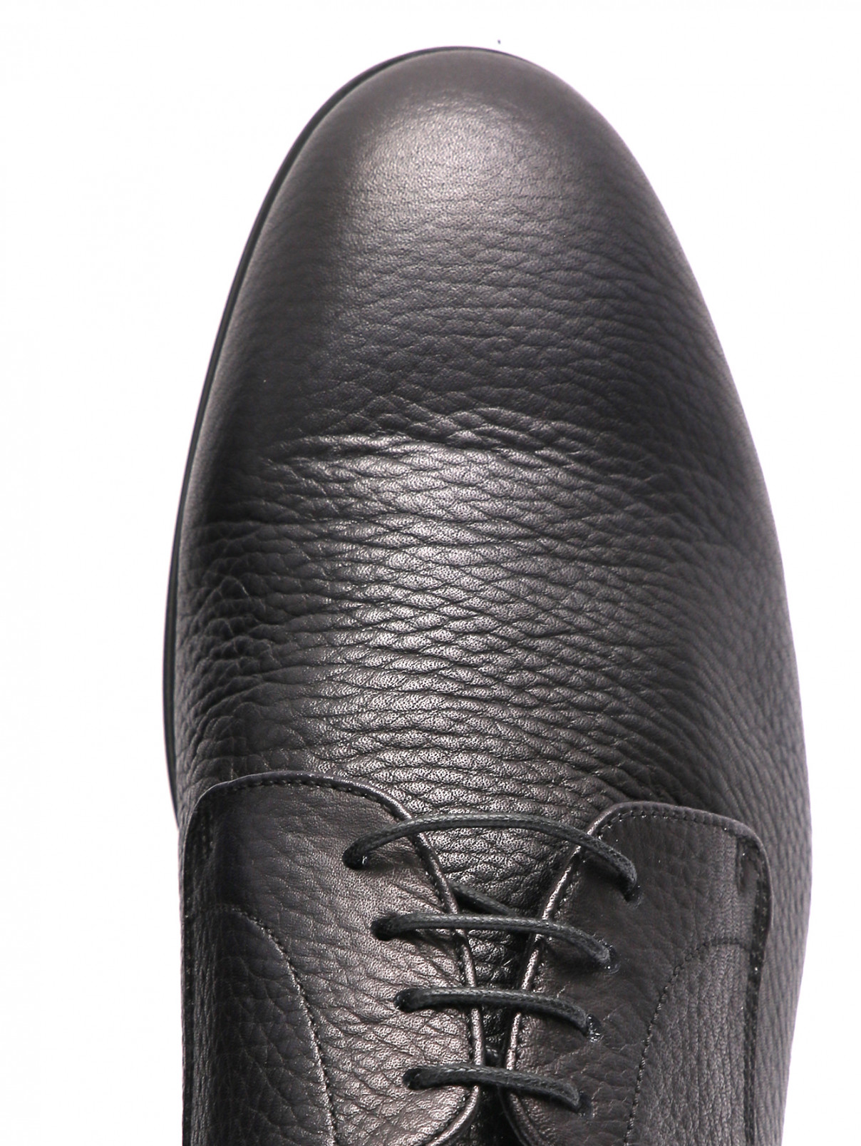 Туфли из фактурной кожи на шнуровке Franceschetti  –  Обтравка3