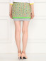 Юбка-мини из шерсти с контрастными вставками Moschino Couture  –  Модель Верх-Низ1