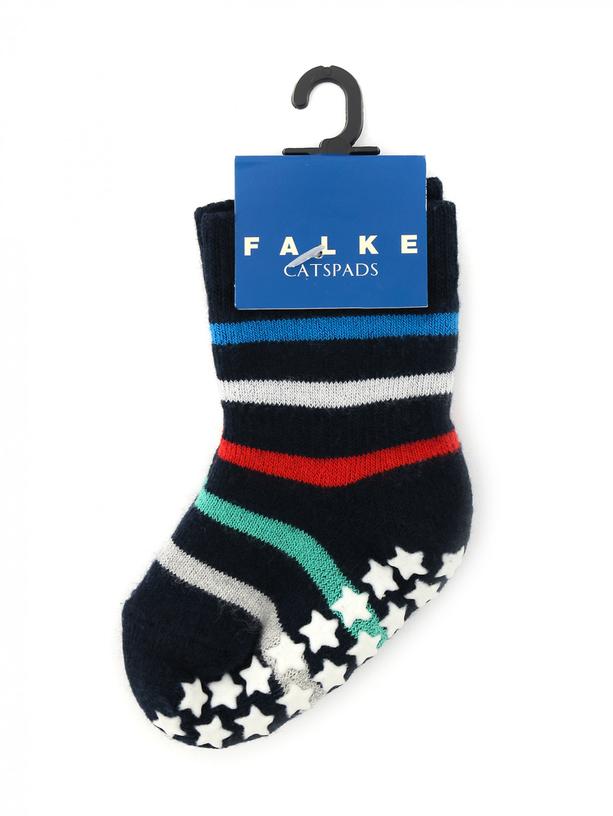 Носки из хлопка с узором "полоска" Falke  –  Общий вид  – Цвет:  Узор