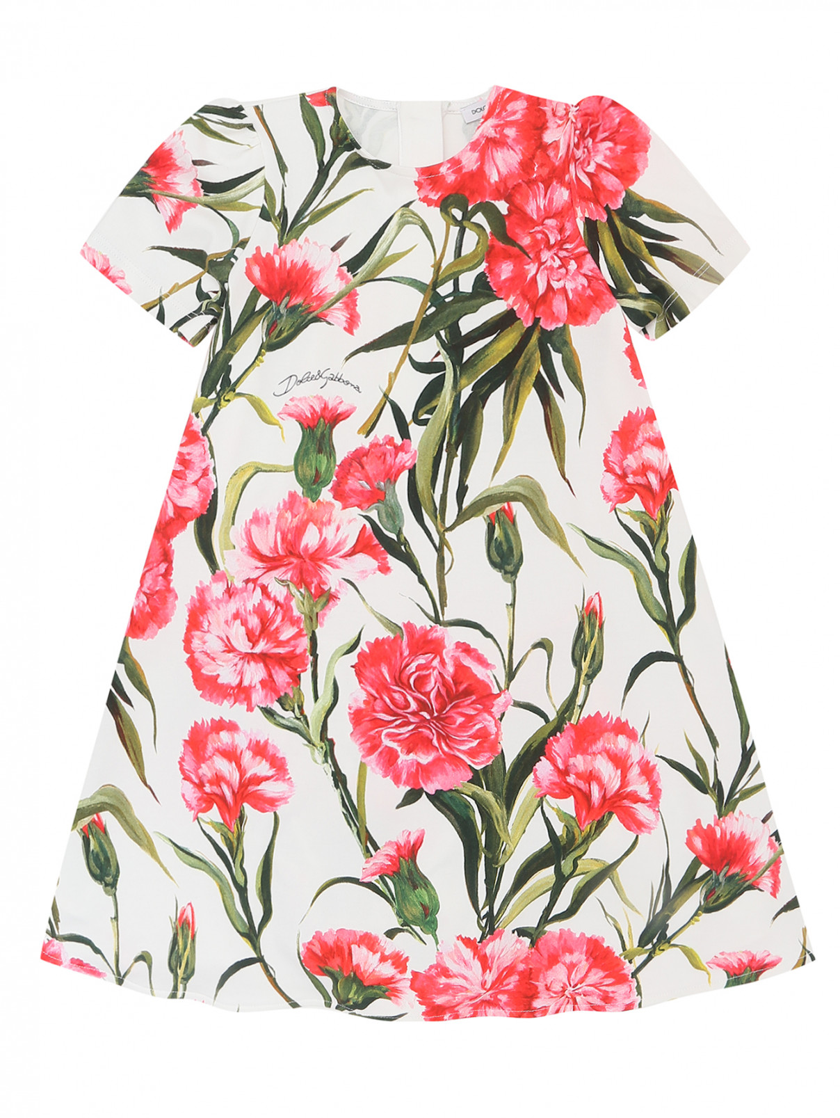 Платье с комплекте с шортами Dolce & Gabbana  –  Общий вид  – Цвет:  Узор