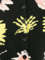Укороченный кардиган из шерсти с цветочным узором Moschino Cheap&Chic  –  Деталь