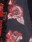 Юбка-миди из шелка с цветочным узором Markus Lupfer  –  Деталь1