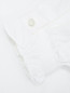 Блуза из хлопка с оборкой на планке Emporio Armani  –  Деталь1