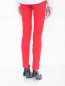 Однотонные брюки из хлопка Love Moschino  –  МодельВерхНиз1