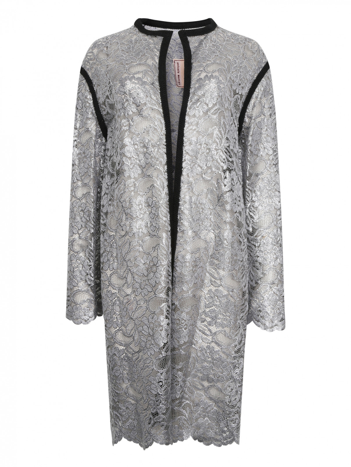 Пальто из гипюра Antonio Marras  –  Общий вид  – Цвет:  Серый
