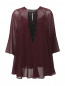 Блуза из шелка декорированная бисером Marina Rinaldi  –  Общий вид
