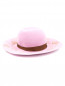 Шляпа из шерсти с узором и контрастной отделкой Borsalino  –  Обтравка1