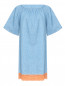 Платье из денима с вышивкой Moschino Boutique  –  Общий вид